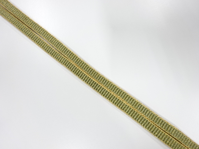 未使用品　正絹　帯留め用　手組三分紐